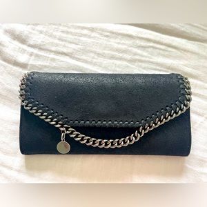 Stella McCartney shaggy deer wallet in black